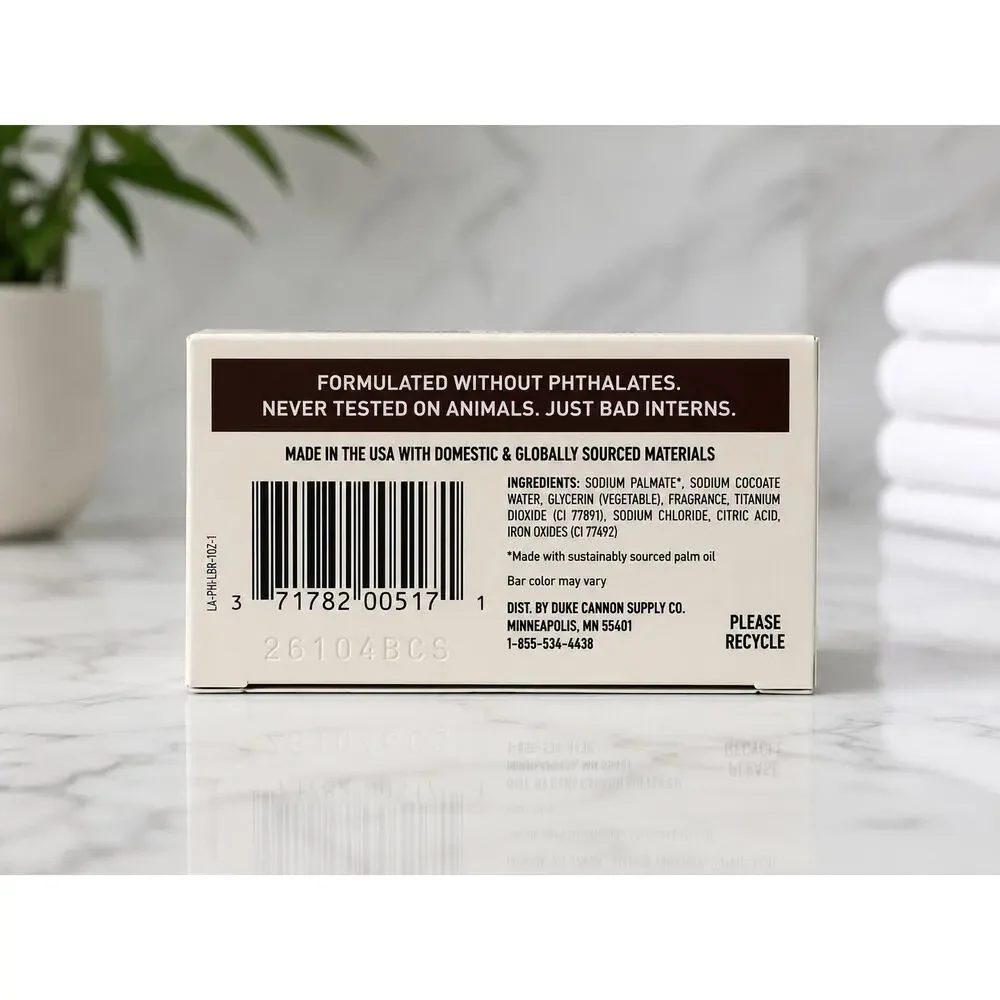 Duke Cannon Big Ass Brick of Soap Sawtooth Alpine Air Cedarwood 10 Oz New